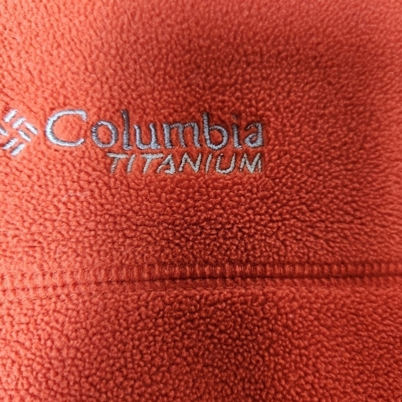 𝅺columbia Titanium Men's Fleece Zip Up Jacket Medium - Picture 8 of 9